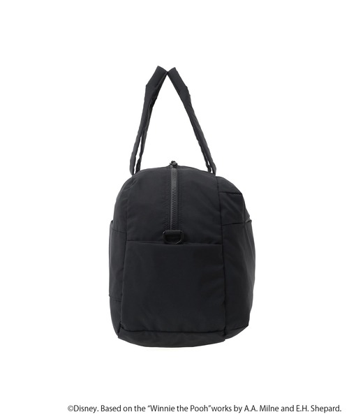 Manhattan Portage(マンハッタンポーテージ)の「PALMETTO BOSTON BAG NYLON TUSSAH QUILL 25 / POOH(ボストンバッグ・レディース・ブラック・LARGE)」の8枚目の写真