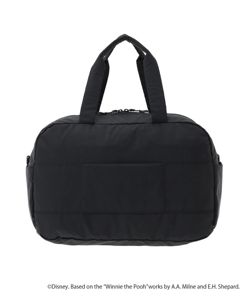 Manhattan Portage(マンハッタンポーテージ)の「PALMETTO BOSTON BAG NYLON TUSSAH QUILL 25 / POOH(ボストンバッグ・レディース・ブラック・LARGE)」の9枚目の写真