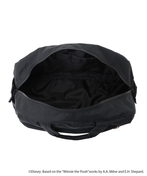 Manhattan Portage(マンハッタンポーテージ)の「PALMETTO BOSTON BAG NYLON TUSSAH QUILL 25 / POOH(ボストンバッグ・レディース・ブラック・LARGE)」の11枚目の写真