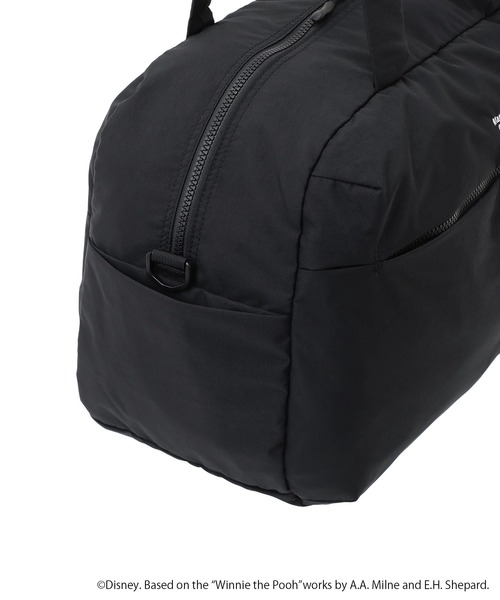 Manhattan Portage(マンハッタンポーテージ)の「PALMETTO BOSTON BAG NYLON TUSSAH QUILL 25 / POOH(ボストンバッグ・レディース・ブラック・LARGE)」の14枚目の写真