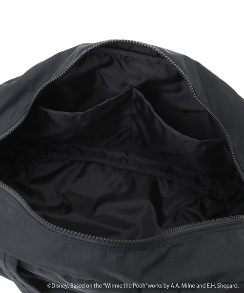 Manhattan Portage(マンハッタンポーテージ)の「PALMETTO BOSTON BAG NYLON TUSSAH QUILL 25 / POOH(ボストンバッグ・レディース・ブラック・LARGE)」の15枚目の写真