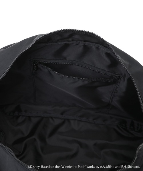 Manhattan Portage(マンハッタンポーテージ)の「PALMETTO BOSTON BAG NYLON TUSSAH QUILL 25 / POOH(ボストンバッグ・レディース・ブラック・LARGE)」の16枚目の写真