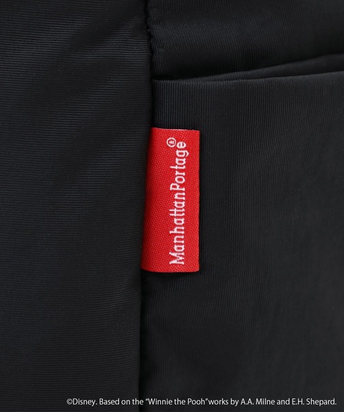 Manhattan Portage(マンハッタンポーテージ)の「PALMETTO BOSTON BAG NYLON TUSSAH QUILL 25 / POOH(ボストンバッグ・レディース・ブラック・LARGE)」の19枚目の写真