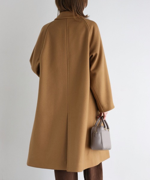 セール】ダブルメルトンステンカラーコート（ステンカラーコート