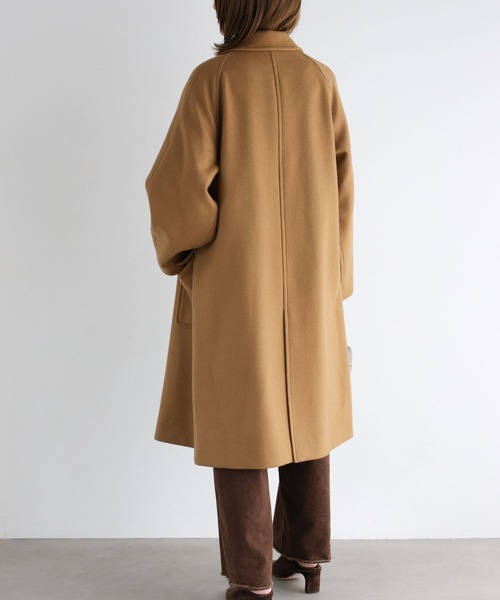 セール】ダブルメルトンステンカラーコート（ステンカラーコート