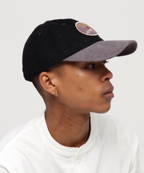 AVIREX（アヴィレックス）の「AUTHENTIC EAGLEMOTIF WAPPEN CORDUROYLAW CAP / オーセンティック イーグルモチーフ ワッペン コーデュロイ キャップ / AVIREX / アヴィレックス（キャップ・メンズ・ブラック/その他・F）」の6枚目の写真