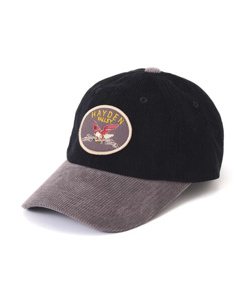 AVIREX（アヴィレックス）の「AUTHENTIC EAGLEMOTIF WAPPEN CORDUROYLAW CAP / オーセンティック イーグルモチーフ ワッペン コーデュロイ キャップ / AVIREX / アヴィレックス（キャップ・メンズ・ブラック/その他・F）」の8枚目の写真