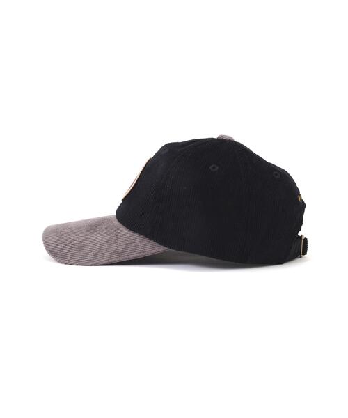 AVIREX（アヴィレックス）の「AUTHENTIC EAGLEMOTIF WAPPEN CORDUROYLAW CAP / オーセンティック イーグルモチーフ ワッペン コーデュロイ キャップ / AVIREX / アヴィレックス（キャップ・メンズ・ブラック/その他・F）」の11枚目の写真