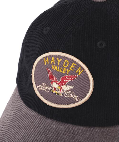 AVIREX（アヴィレックス）の「AUTHENTIC EAGLEMOTIF WAPPEN CORDUROYLAW CAP / オーセンティック イーグルモチーフ ワッペン コーデュロイ キャップ / AVIREX / アヴィレックス（キャップ・メンズ・ブラック/その他・F）」の13枚目の写真