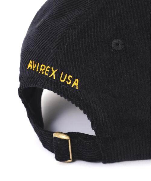 AVIREX（アヴィレックス）の「AUTHENTIC EAGLEMOTIF WAPPEN CORDUROYLAW CAP / オーセンティック イーグルモチーフ ワッペン コーデュロイ キャップ / AVIREX / アヴィレックス（キャップ・メンズ・ブラック/その他・F）」の15枚目の写真