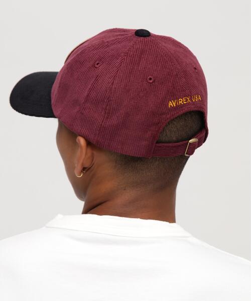 AVIREX（アヴィレックス）の「AUTHENTIC EAGLEMOTIF WAPPEN CORDUROYLAW CAP / オーセンティック イーグルモチーフ ワッペン コーデュロイ キャップ / AVIREX / アヴィレックス（キャップ・メンズ・ブラック/その他・F）」の19枚目の写真