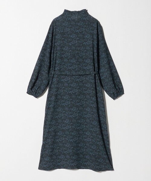 A DAY IN THE LIFE UNITED ARROWS(アデイインザライフユナイテッドアローズ)の「フリルネック シャツワンピース <A DAY IN THE LIFE>(ワンピース・レディース・ブラック/モカ/ネイビー・FREE)」の4枚目の写真