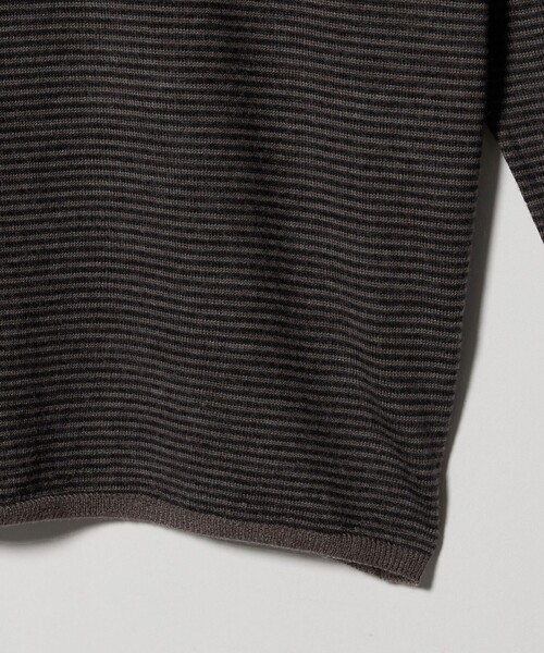 UNITED ARROWS(ユナイテッドアローズ)の「<Camoshita>ボーダー ハイネック ロングスリーブ ニット(ニット/セーター・メンズ・ダークグレー/パープル/ベージュ・M/L/S)」の7枚目の写真