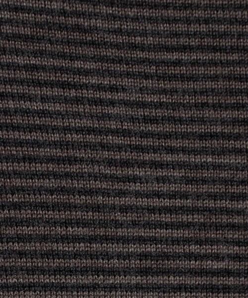 UNITED ARROWS(ユナイテッドアローズ)の「<Camoshita>ボーダー ハイネック ロングスリーブ ニット(ニット/セーター・メンズ・ダークグレー/パープル/ベージュ・M/L/S)」の8枚目の写真