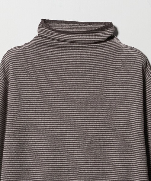 UNITED ARROWS(ユナイテッドアローズ)の「<Camoshita>ボーダー ハイネック ロングスリーブ ニット(ニット/セーター・メンズ・ダークグレー/パープル/ベージュ・M/L/S)」の15枚目の写真