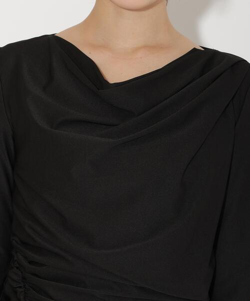 AND COUTURE（アンドクチュール）の「ドレープカットソー（Tシャツ/カットソー・レディース・ダークブラウン/ピンク/ブラック・FREE）」の18枚目の写真