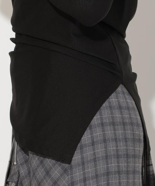 AND COUTURE（アンドクチュール）の「ドレープカットソー（Tシャツ/カットソー・レディース・ダークブラウン/ピンク/ブラック・FREE）」の20枚目の写真