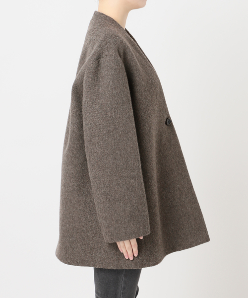 尾州ウールシャギージャケットコート（その他アウター）｜JOURNAL