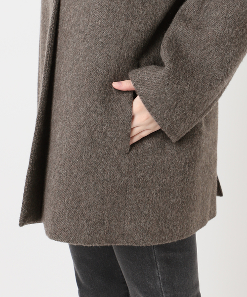 尾州ウールシャギージャケットコート（その他アウター）｜JOURNAL