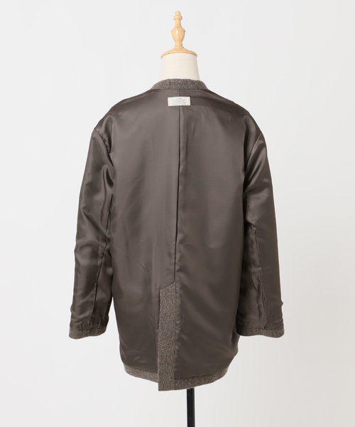 尾州ウールシャギージャケットコート（その他アウター