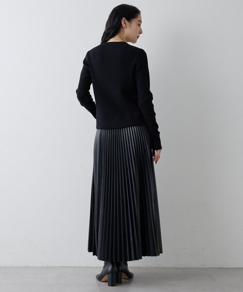 Drawing Numbers】エコレザープリーツスカート（スカート）｜Drawing
