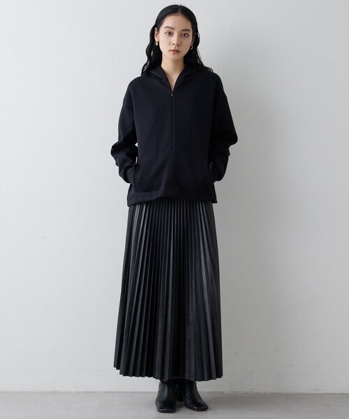 Drawing Numbers】エコレザープリーツスカート（スカート）｜Drawing