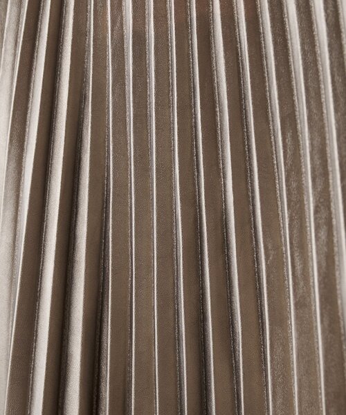 Drawing Numbers（ドローイング ナンバーズ）の「【Drawing Numbers】エコレザープリーツスカート（スカート・レディース・ブラック/ゴールド・38/36）」の18枚目の写真