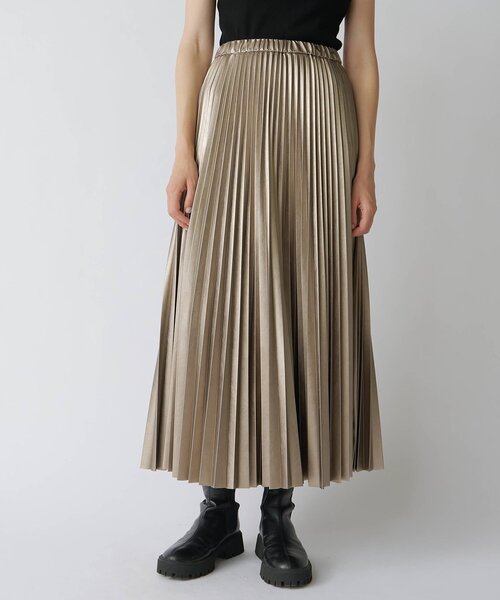 Drawing Numbers（ドローイング ナンバーズ）の「【Drawing Numbers】エコレザープリーツスカート（スカート・レディース・ブラック/ゴールド・38/36）」の20枚目の写真