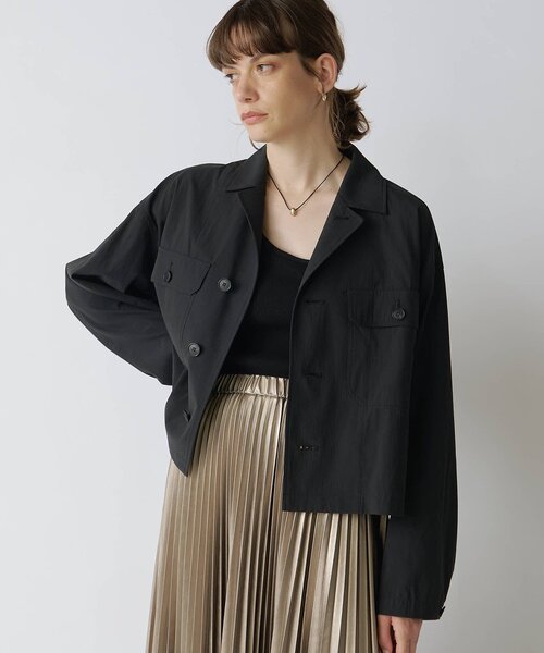 Drawing Numbers（ドローイング ナンバーズ）の「【Drawing Numbers】エコレザープリーツスカート（スカート・レディース・ブラック/ゴールド・38/36）」の21枚目の写真