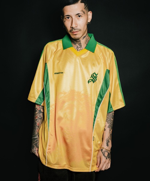 Subciety(サブサエティ)の「SAMURAI jersey top 00'(Tシャツ/カットソー・メンズ・ブラック/スカイブルー/イエロー・SMALL/MEDIUM/LARGE/X-LARGE)」の14枚目の写真