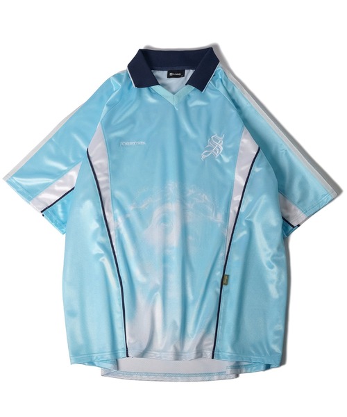 Subciety(サブサエティ)の「SAMURAI jersey top 00'(Tシャツ/カットソー・メンズ・ブラック/スカイブルー/イエロー・SMALL/MEDIUM/LARGE/X-LARGE)」の6枚目の写真