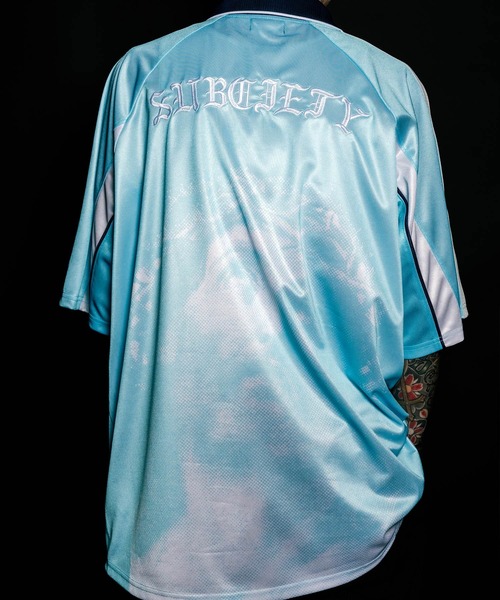 Subciety(サブサエティ)の「SAMURAI jersey top 00'(Tシャツ/カットソー・メンズ・ブラック/スカイブルー/イエロー・SMALL/MEDIUM/LARGE/X-LARGE)」の12枚目の写真
