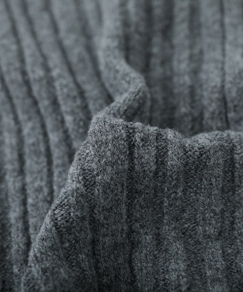 somari imagination(ソマリ イマジネーション)の「『レースデザインモヘヤタッチケーブルニット』(ニット/セーター・レディース・チャコールグレー/ネイビー・FREE)」の5枚目の写真