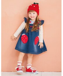 baby cheer | イチゴポケットジャンパースカート(ジャンパースカート)