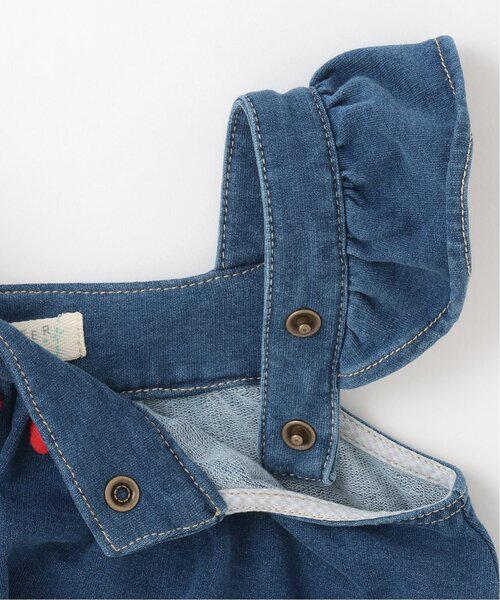 baby cheer（ベイビーチアー）の「イチゴポケットジャンパースカート（ジャンパースカート・キッズ・ネイビー・80ｃｍ/90cm/110cm/120cm/100cm）」の5枚目の写真