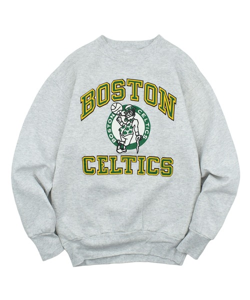 VINTAGE(ヴィンテージ)の「【USED】90’s MEDALLION “NBA Boston Celtics” スウェット USA製(スウェット・メンズ・グレー・LARGE)」の1枚目の写真
