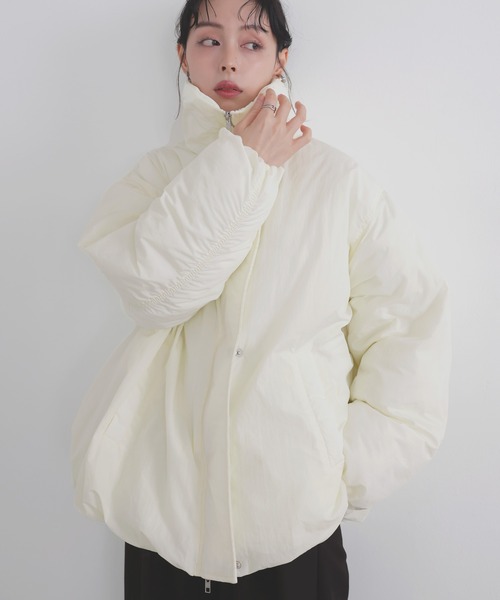 LIAN（リアン）の「バルーンダウンブルゾン（ダウンジャケット/コート・レディース・ブラウン/アイボリー/ブラック/チャコールグレー・FREE）」の18枚目の写真