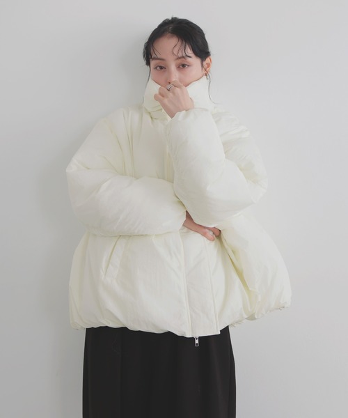 LIAN（リアン）の「バルーンダウンブルゾン（ダウンジャケット/コート・レディース・ブラウン/アイボリー/ブラック/チャコールグレー・FREE）」の22枚目の写真