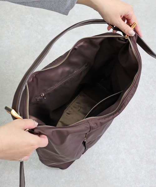 MIAN （ミアン）の「SPIREA / ワンショルダーバッグ【詳細動画あり】（ショルダーバッグ・レディース・ダークブラウン/ブラック/アイボリー・FREE）」の22枚目の写真