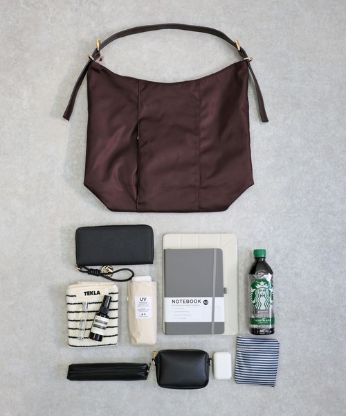 MIAN （ミアン）の「SPIREA / ワンショルダーバッグ【詳細動画あり】（ショルダーバッグ・レディース・ダークブラウン/ブラック/アイボリー・FREE）」の4枚目の写真