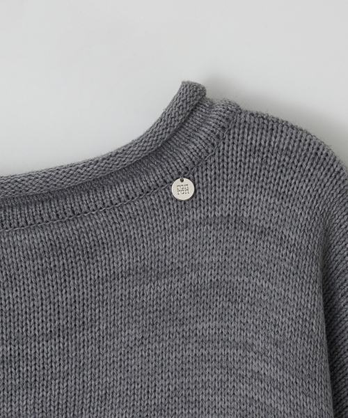RONRON（ロンロン）の「HEART STAR HAND STITCH OVERFIT CROP KNIT GREY（ニット/セーター・レディース・その他・FREE）」の6枚目の写真