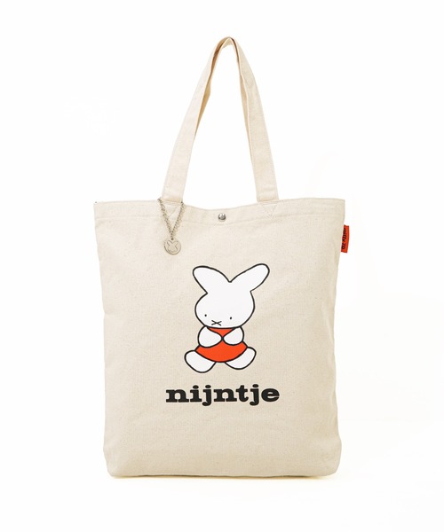 Miffy( ミッフィー)の「【miffy/ミッフィー】 70thアイテム ナインチェ トートバッグ(トートバッグ・レディース・ナチュラル・FREE)」の4枚目の写真