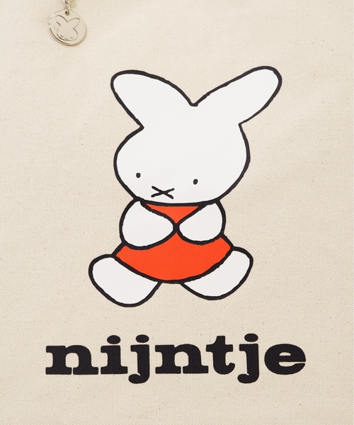 Miffy( ミッフィー)の「【miffy/ミッフィー】 70thアイテム ナインチェ トートバッグ(トートバッグ・レディース・ナチュラル・FREE)」の9枚目の写真