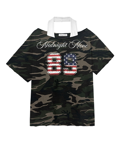 Midnight Move（ミッドナイトムーブ）の「set 89 t (camo)（Tシャツ/カットソー・レディース・その他・FREE）」の2枚目の写真