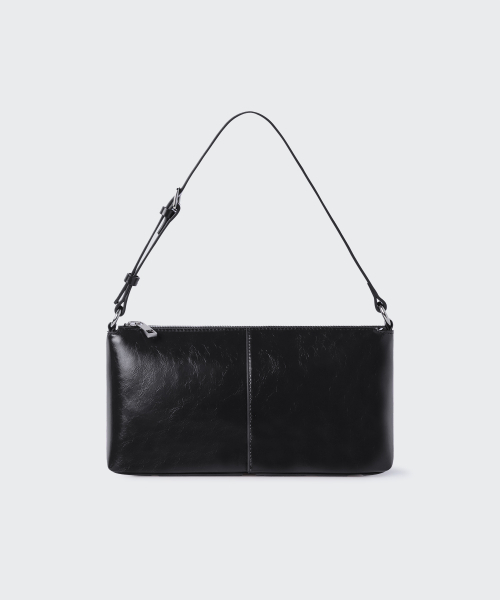 MUSINSA STANDARD WOMAN（ムシンサスタンダードウーマン）の「ウィメンズレクタングルショルダーバッグ[ブラック]（ショルダーバッグ・レディース・その他・FREE）」の2枚目の写真