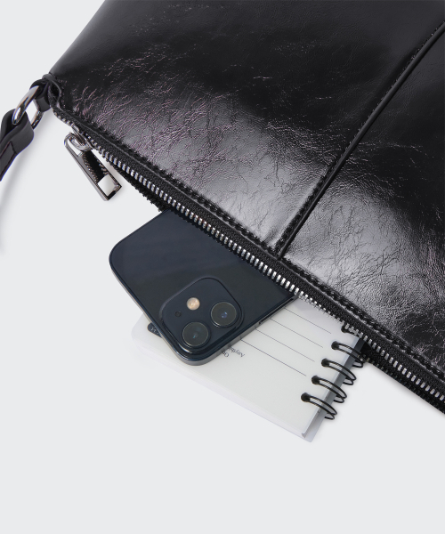 MUSINSA STANDARD WOMAN（ムシンサスタンダードウーマン）の「ウィメンズレクタングルショルダーバッグ[ブラック]（ショルダーバッグ・レディース・その他・FREE）」の9枚目の写真