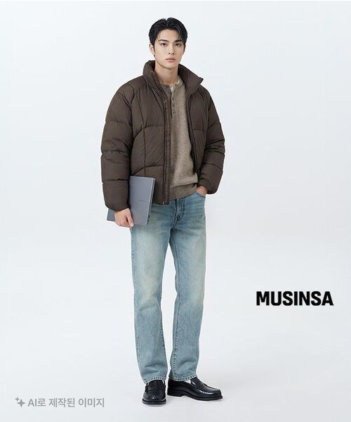 NODU（ノードユー）の「デイリープレーンヘンリーネックニット[ベージュ]（ニット/セーター・メンズ・ベージュ・MEDIUM/LARGE）」の10枚目の写真