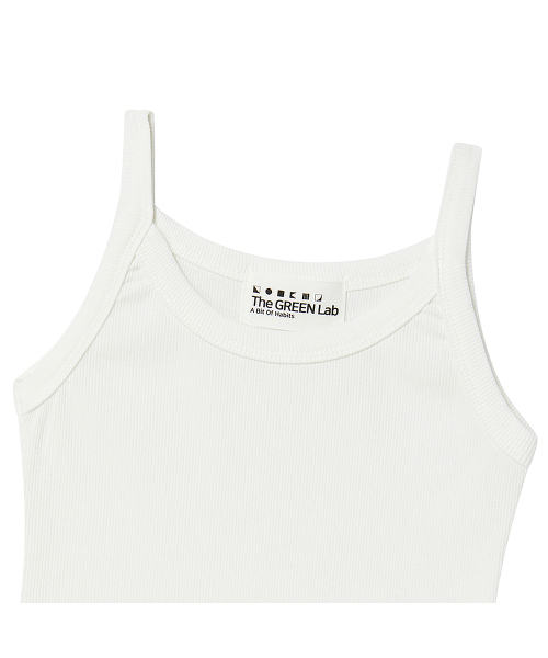 THE GREEN LAB（ザグリーンラボ）の「エッセンシャルリブスリーブレストップ [アイボリー]（Tシャツ/カットソー・レディース・その他・FREE）」の3枚目の写真