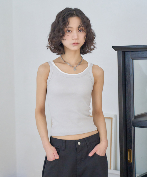 THE GREEN LAB（ザグリーンラボ）の「エッセンシャルリブスリーブレストップ [アイボリー]（Tシャツ/カットソー・レディース・その他・FREE）」の6枚目の写真