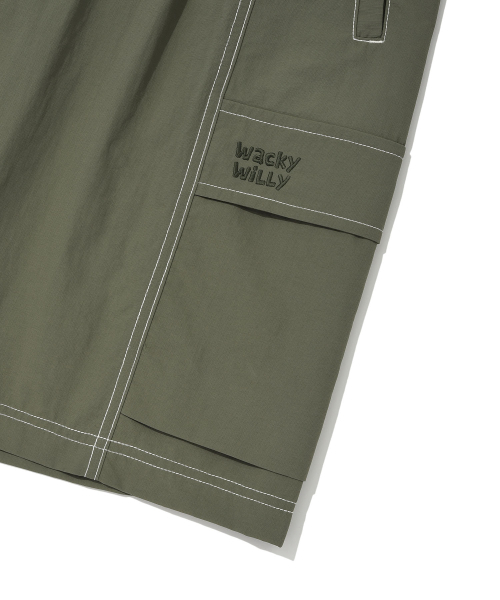 Wacky WiLLy(ワッキーウィリー)の「ナイロンリップストップカーゴショートパンツオリーブグリーン(その他パンツ・レディース・その他・X-LARGE/SMALL/MEDIUM/LARGE)」の5枚目の写真